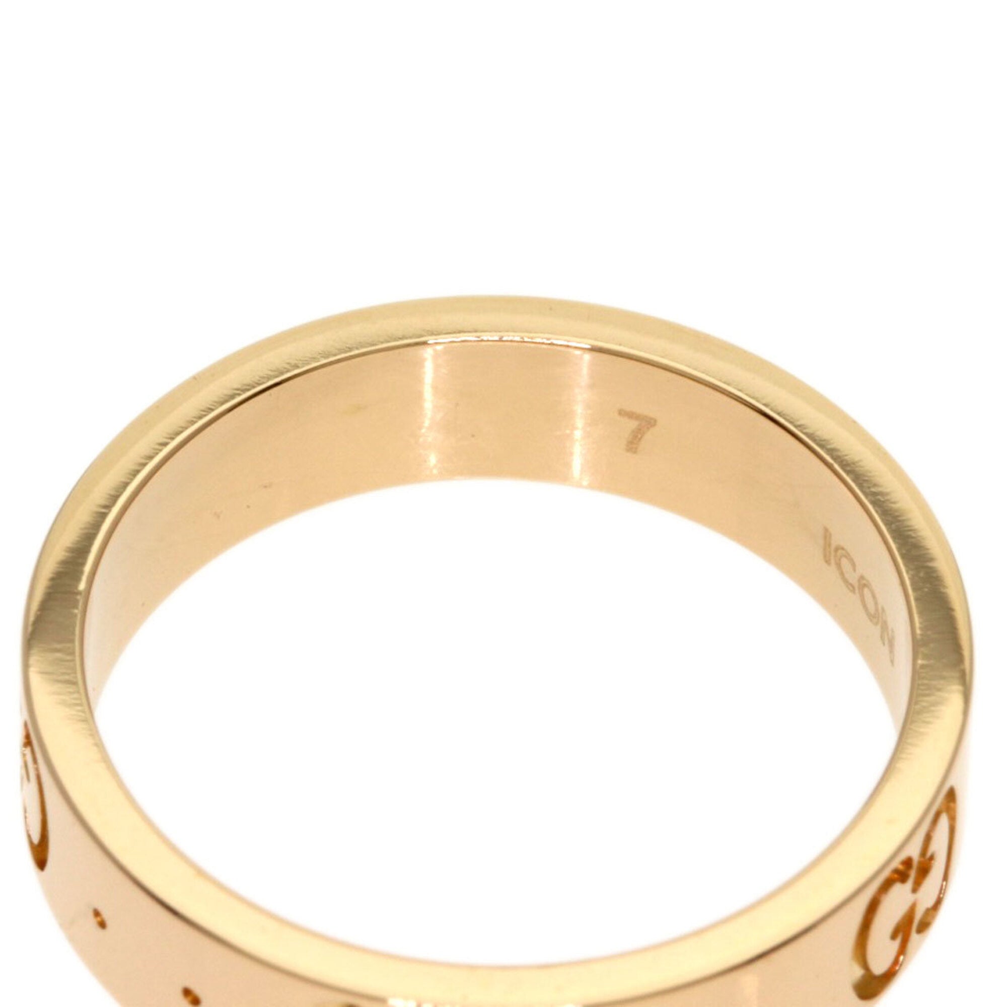 Gucci Pink Gold (18K) Band Ring (Pre-Owned)
