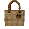 Christian Dior Beige Raffia Leather Shoulder Bag (Pre-Owned)