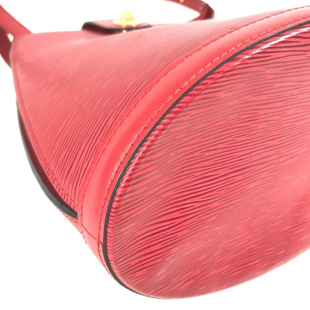 Louis Vuitton Castilian Red Red Color Epi Leather Shoulder Bag