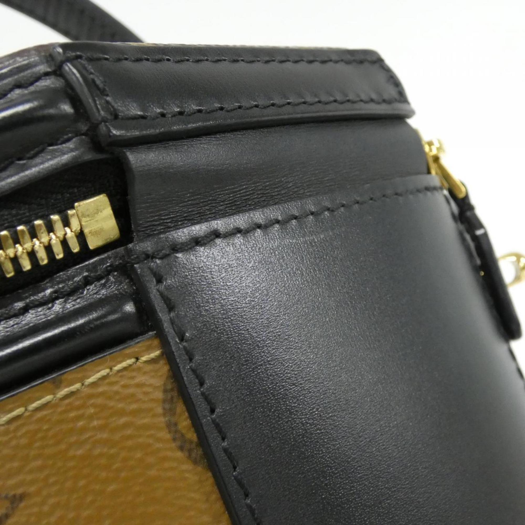 Louis Vuitton Brown Coated Canvas Handbag