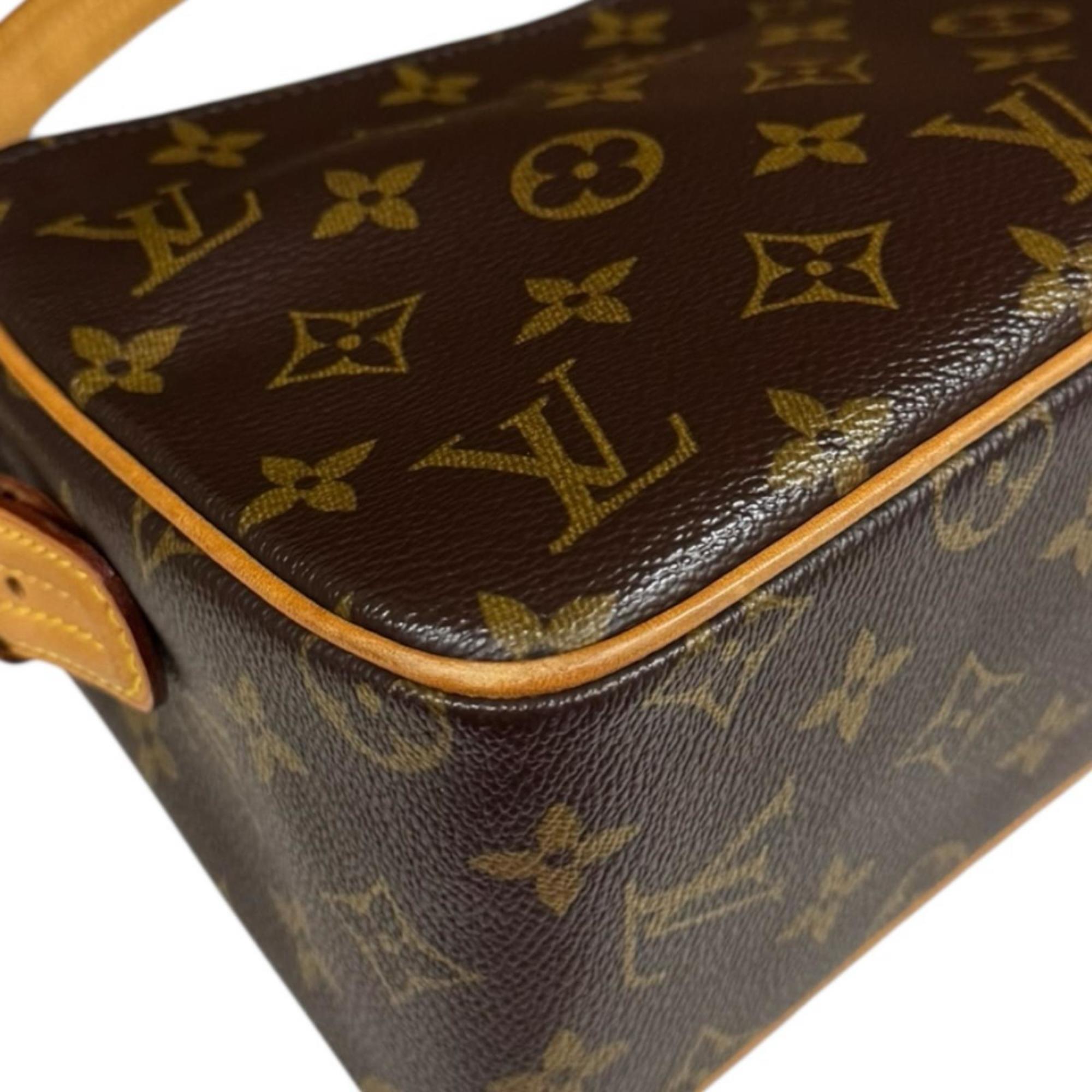 Louis Vuitton Brown Monogram Canvas Shoulder Bag