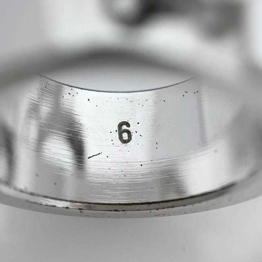 Christian Dior Silver Metal Band Ring (Pre-Owned)