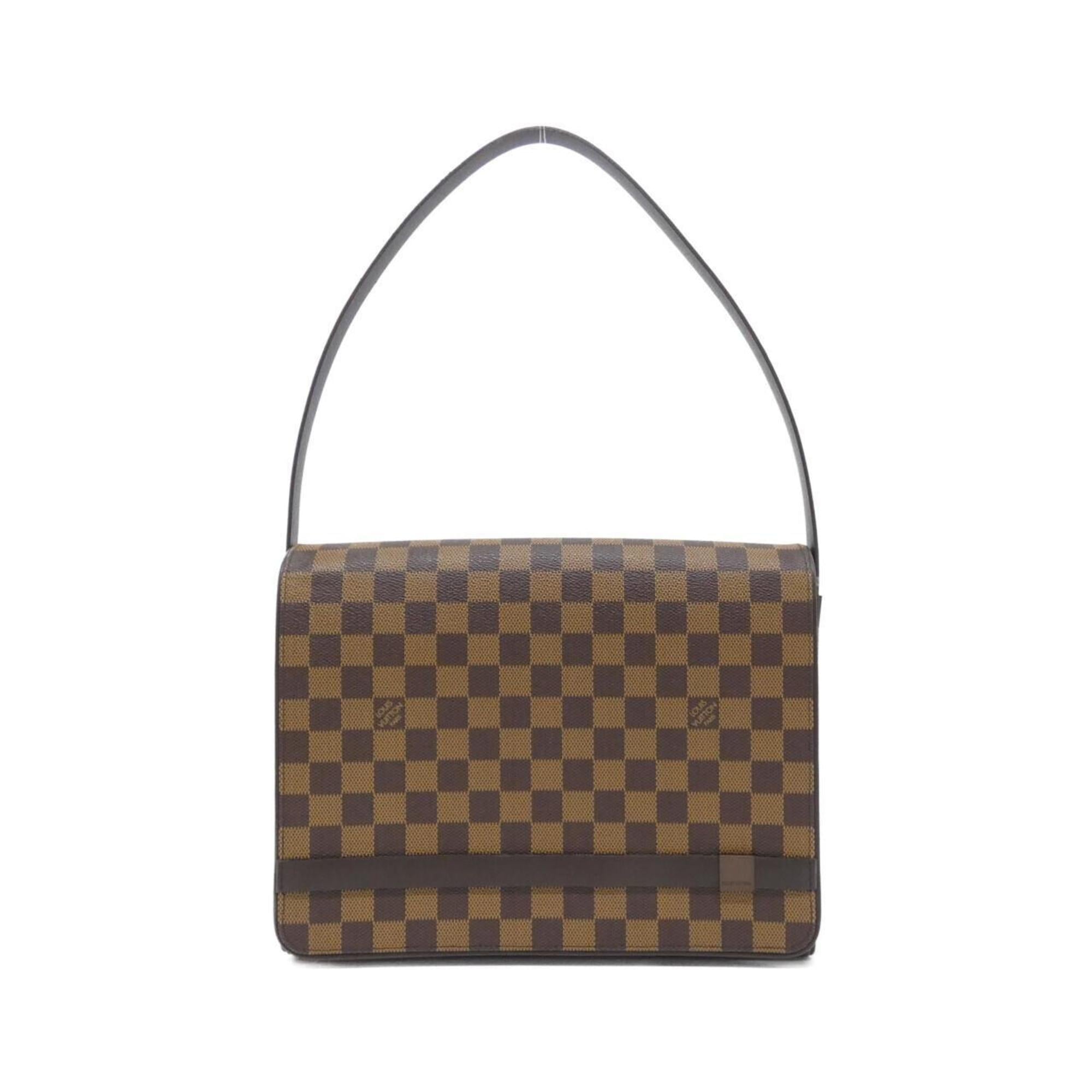 Louis Vuitton Damier Canvas Ebene Damier Canvas Shoulder Bag