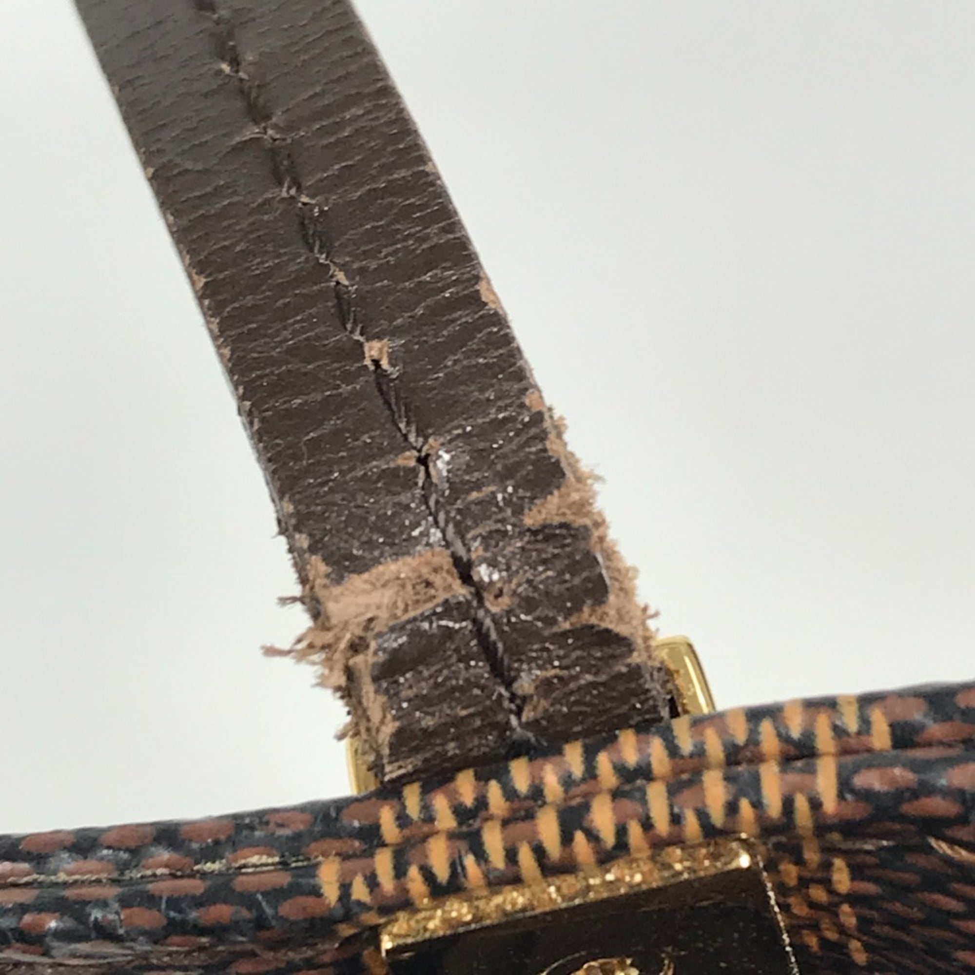 Louis Vuitton Damier Brown Ebene Damier Canvas Shoulder Bag Tote Bag
