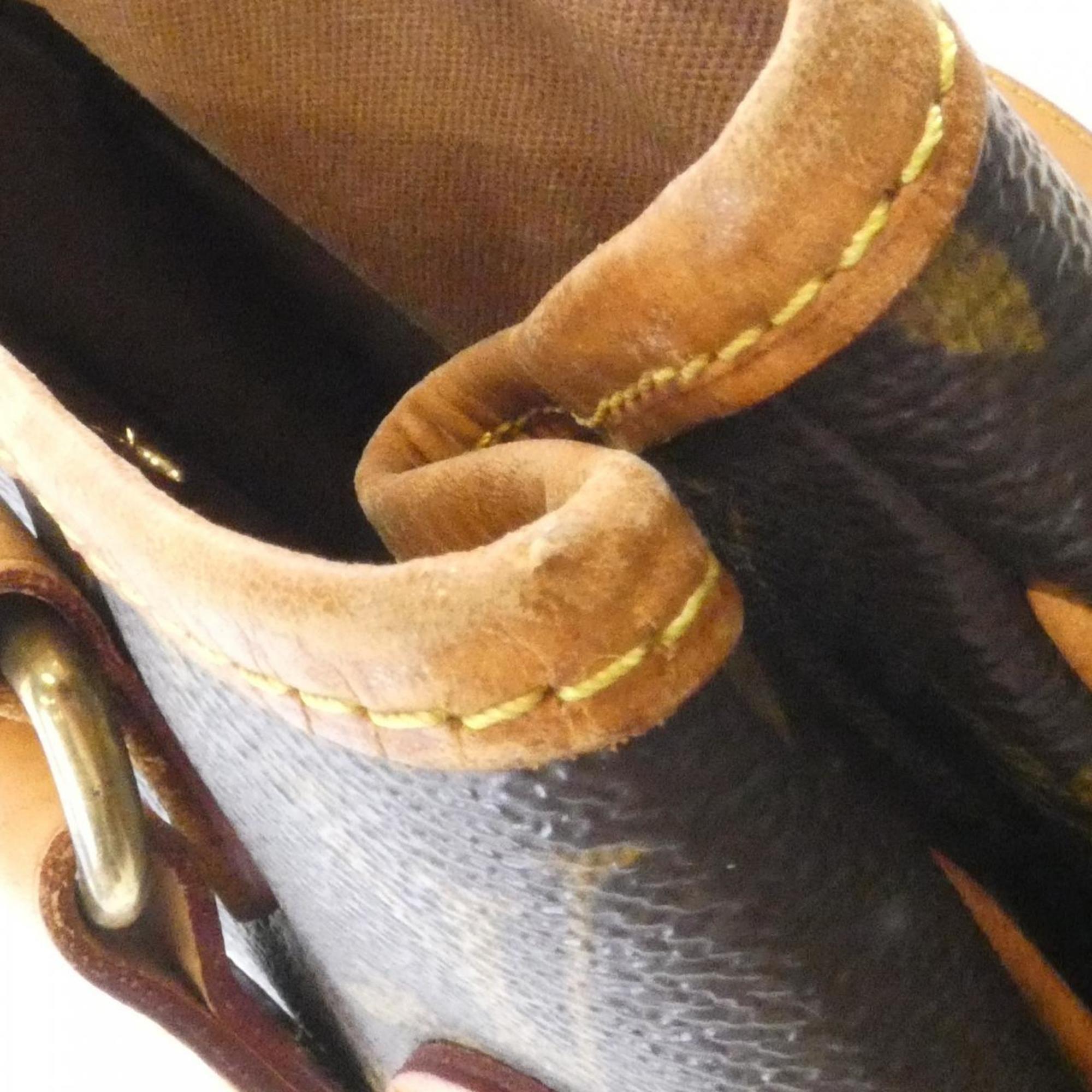 Louis Vuitton Brown Coated Canvas Shoulder Bag
