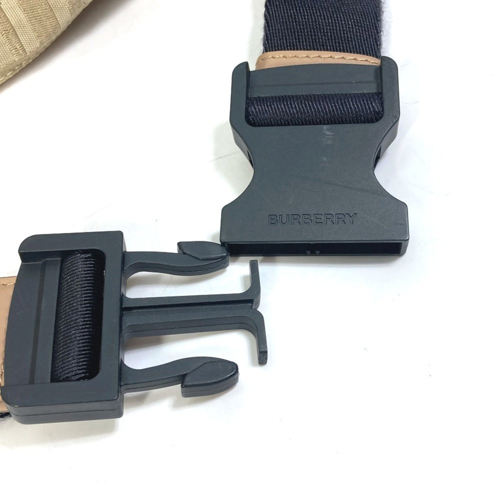 Burberry Beige Nylon Fanny Pack Shoulder Bag