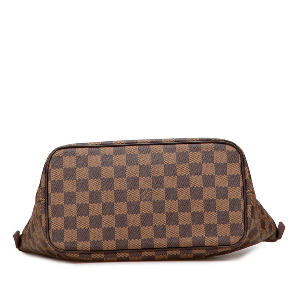 Louis Vuitton Damier Brown Pvc Leather Handbag Tote Bag