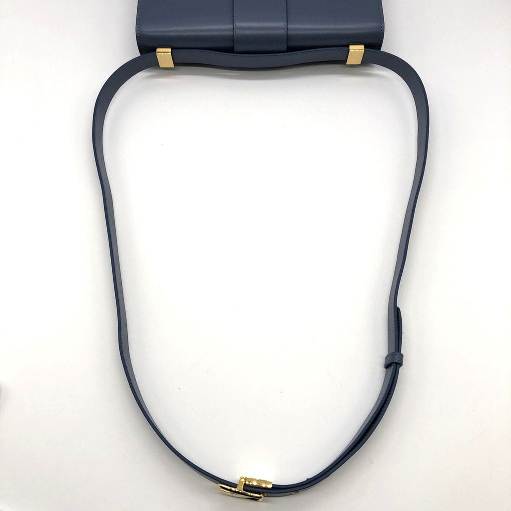 Christian Dior Blue Leather Shoulder Bag (Pre-Owned)