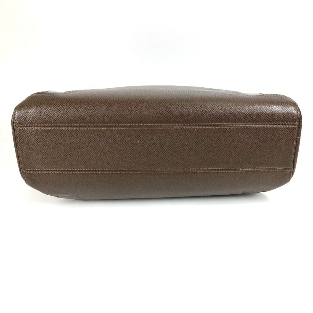 Louis Vuitton Brown Grizzly Taiga Leather Handbag Tote Bag