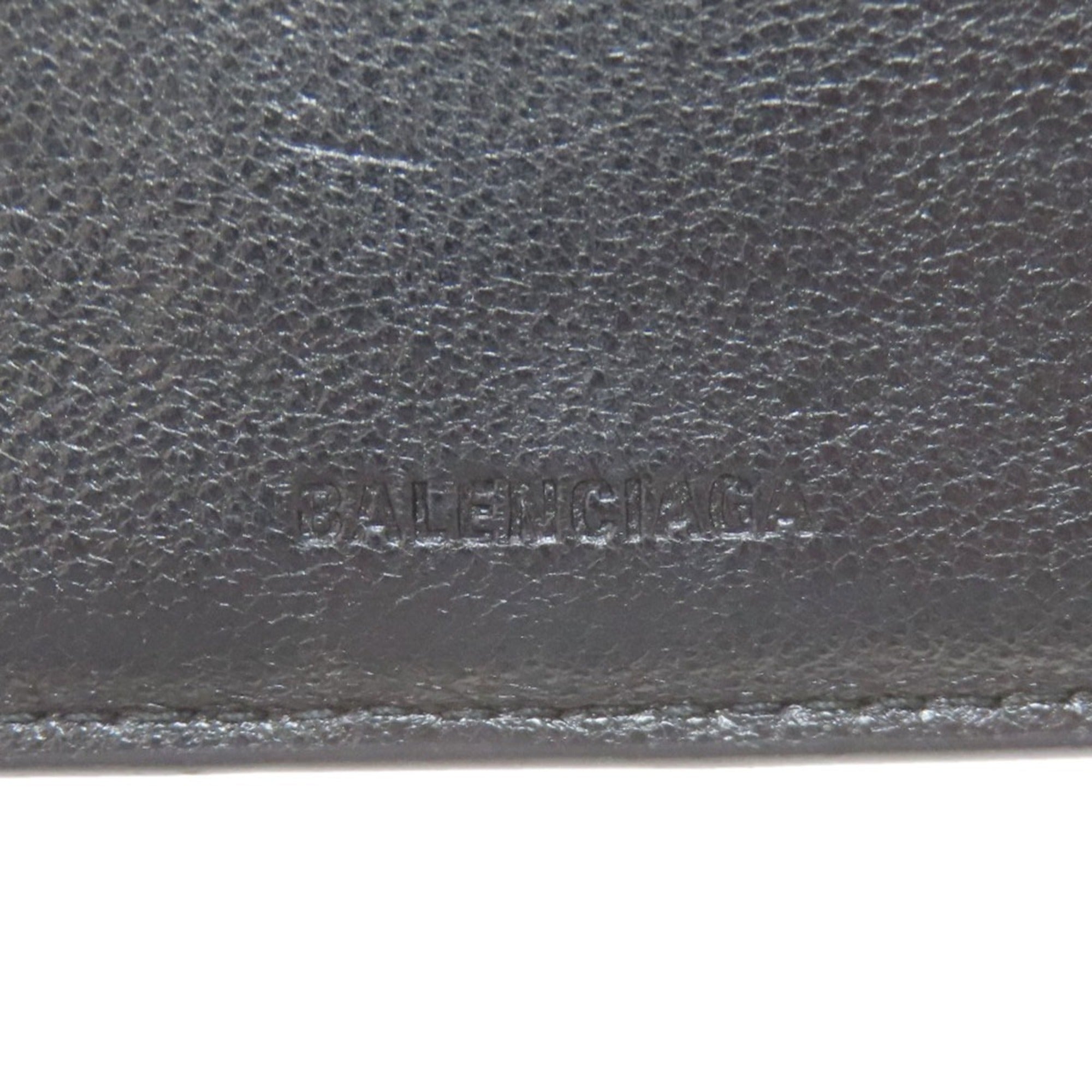 Balenciaga Black Leather Wallet (Bi-Fold)