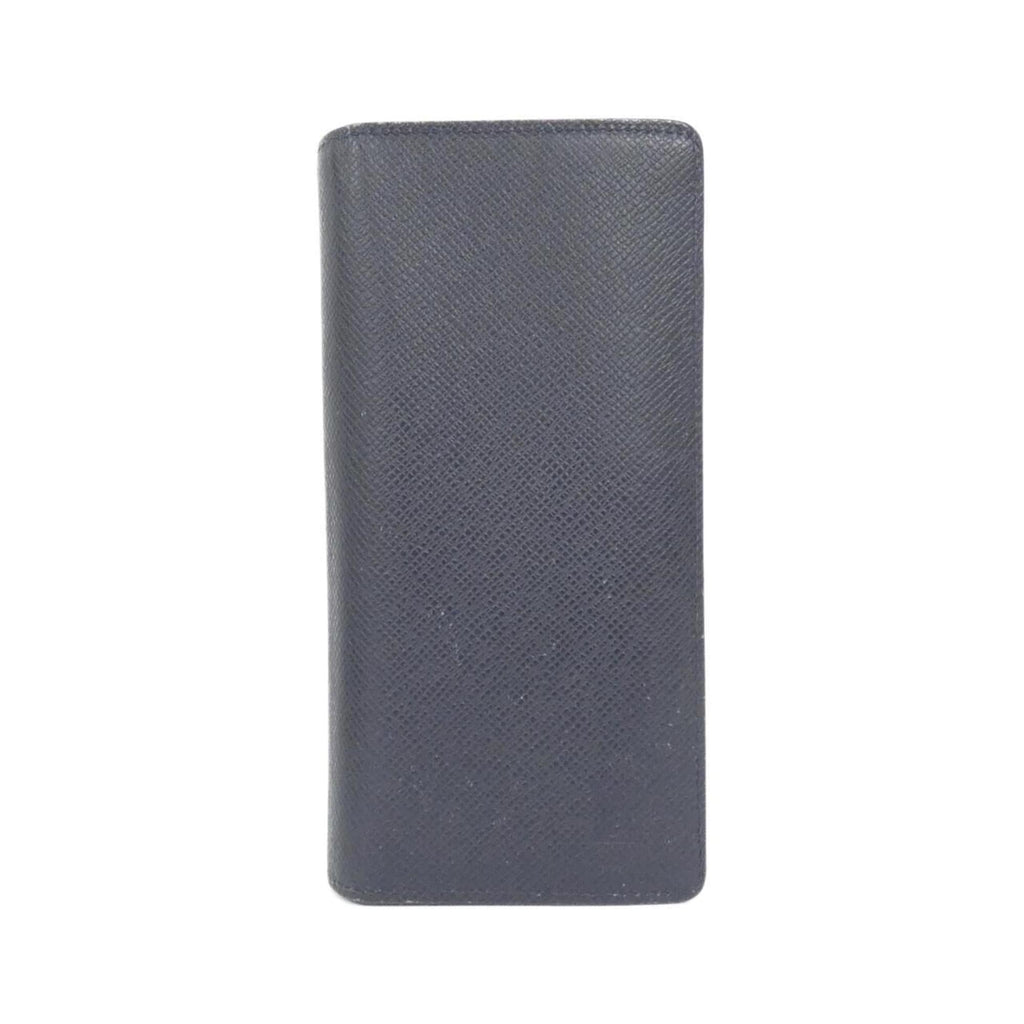 Louis Vuitton Navy Black Leather Long Wallet