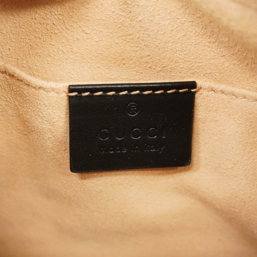 Gucci Black Leather Shoulder Bag (Pre-Owned)