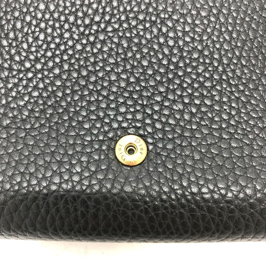 Christian Dior Black Leather Shoulder Bag (Pre-Owned)