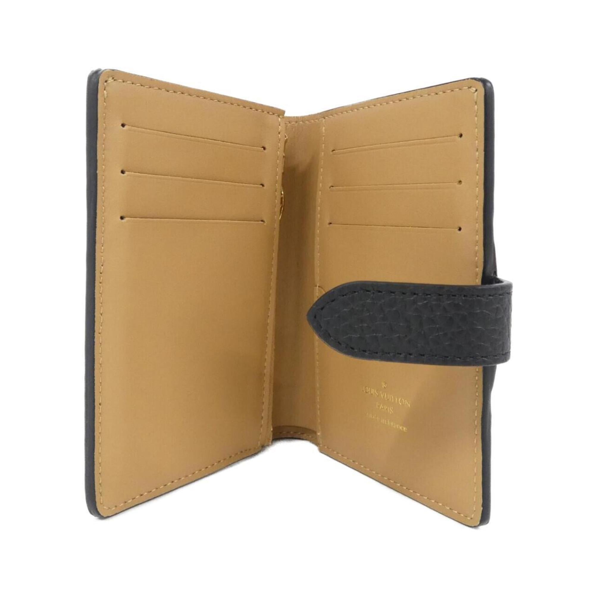 Louis Vuitton Black Leather Wallet