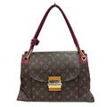 Louis Vuitton Bordeaux Brown Monogram Leather Handbag Tote Bag