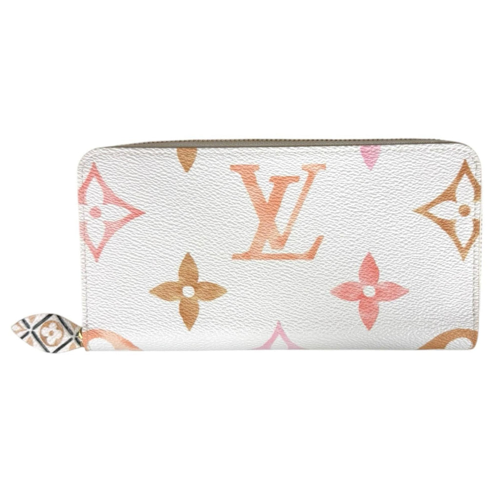 Louis Vuitton Pink White Monogram Empreinte Long Wallet