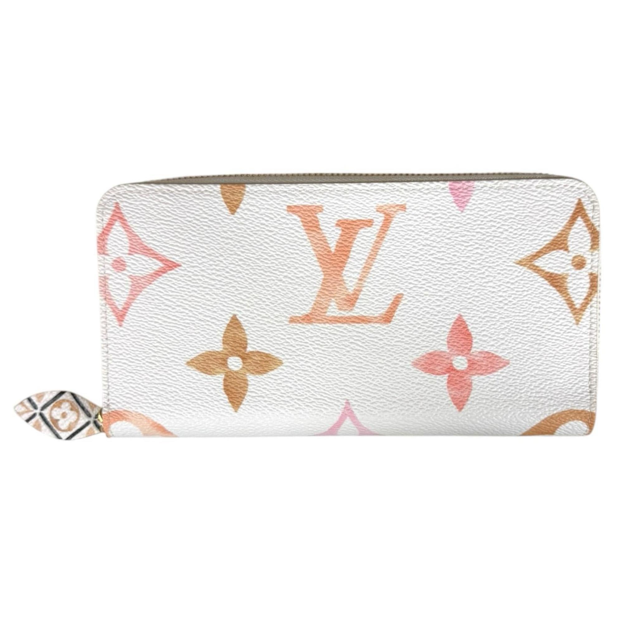 Louis Vuitton Pink White Monogram Empreinte Long Wallet