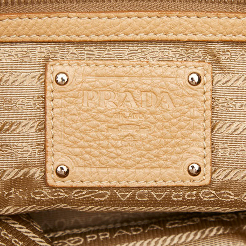Prada Beige Leather Handbag