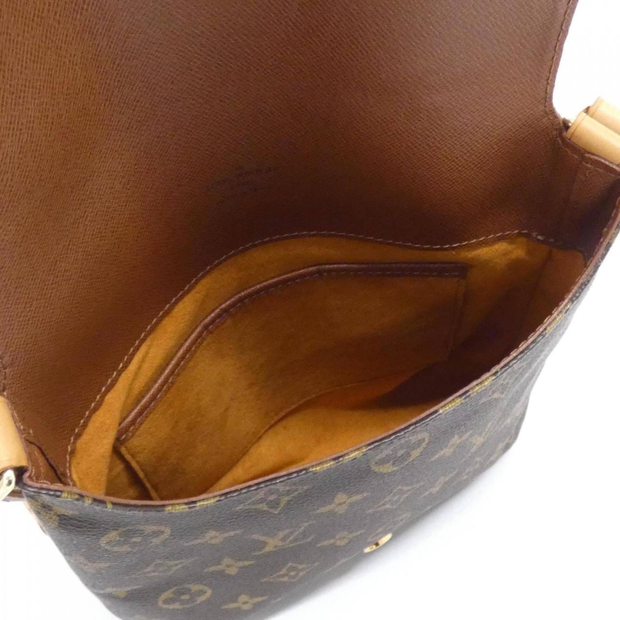 Louis Vuitton Monogram Marron Coated Canvas Shoulder Bag