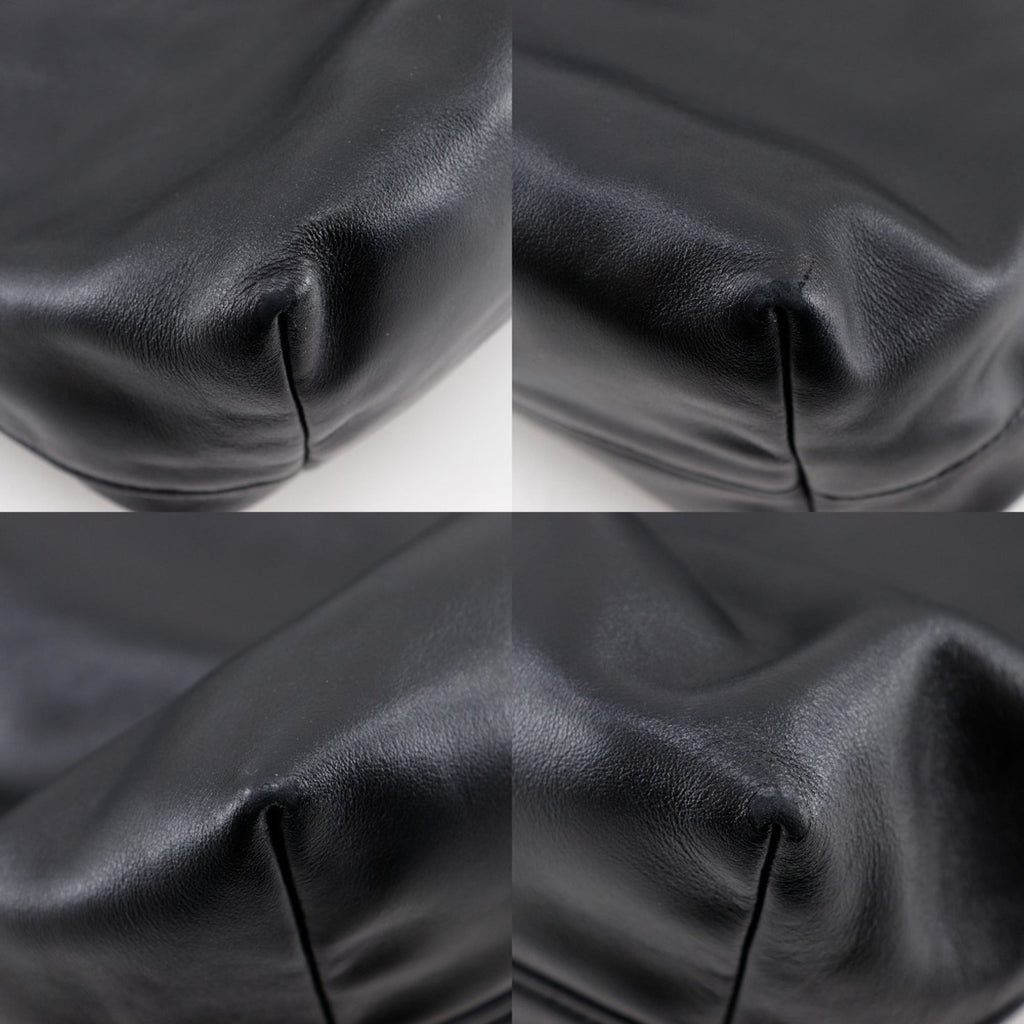Prada Black Leather Tote Bag