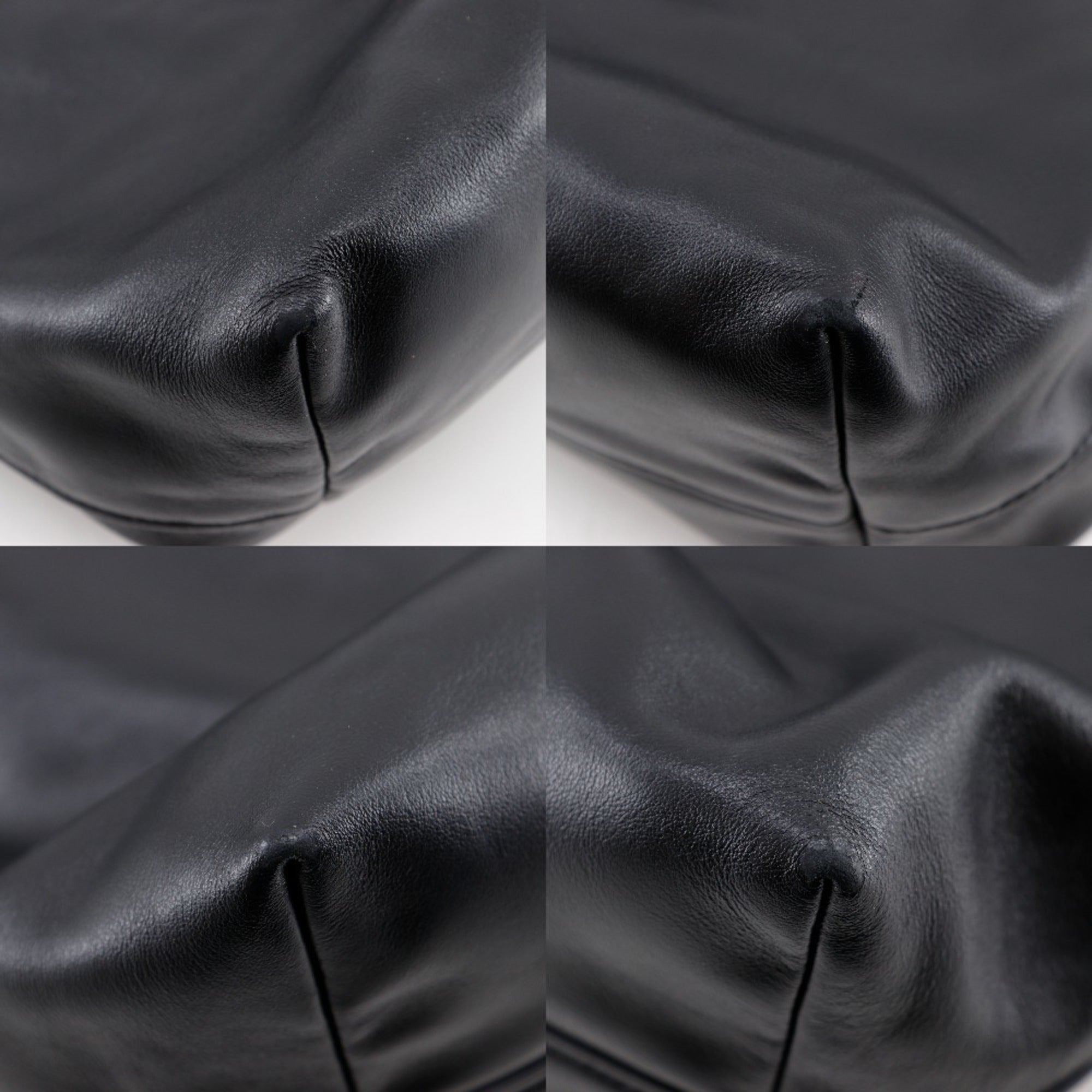 Prada Black Leather Tote Bag
