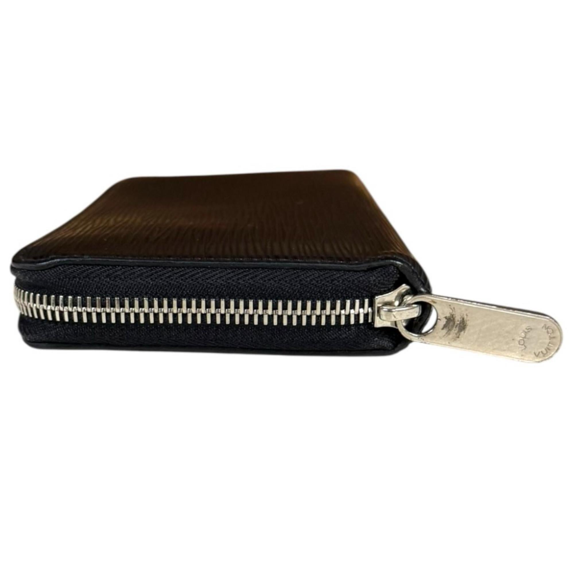 Louis Vuitton Black Epi Leather Long Wallet