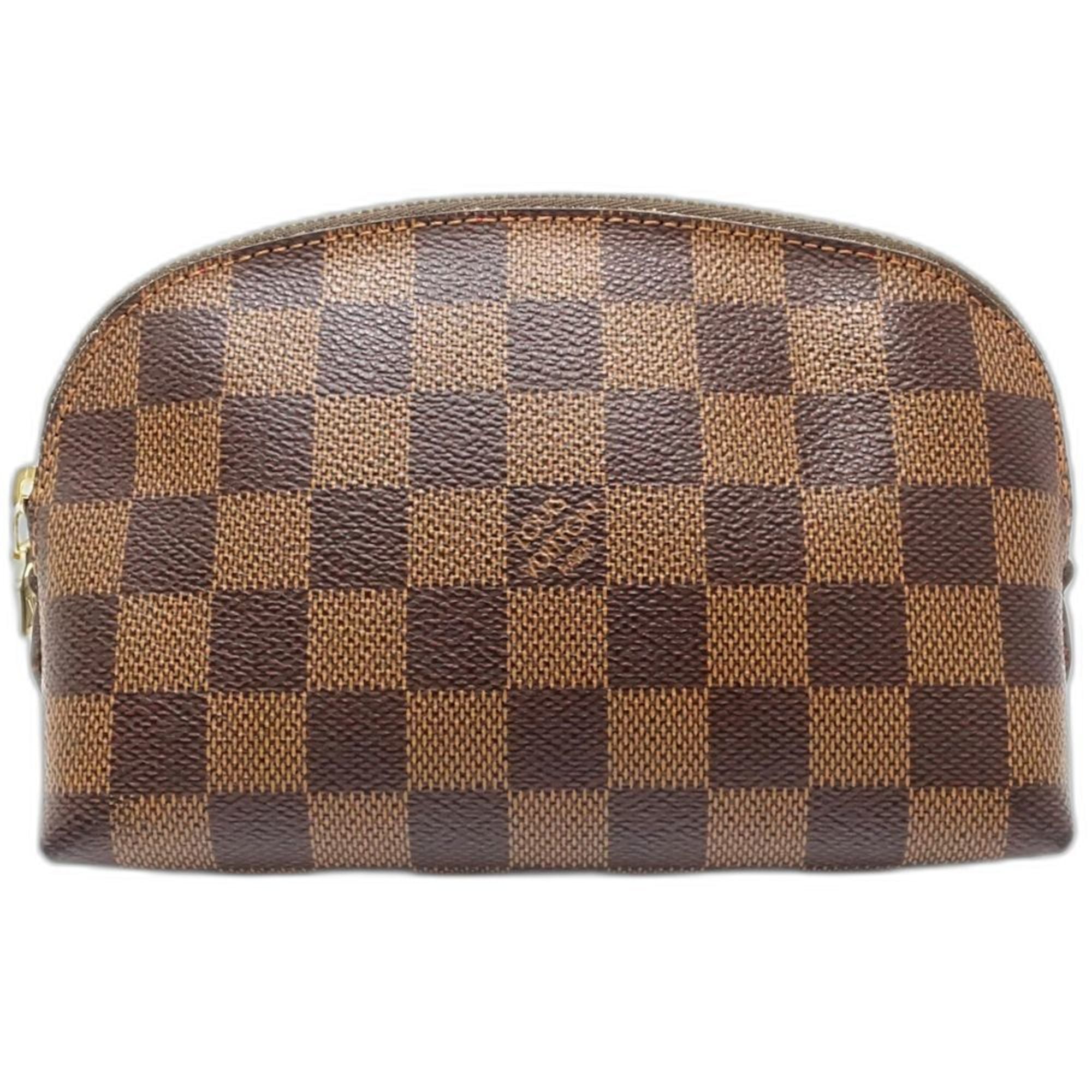 Louis Vuitton Brown Ebene Canvas Pouch