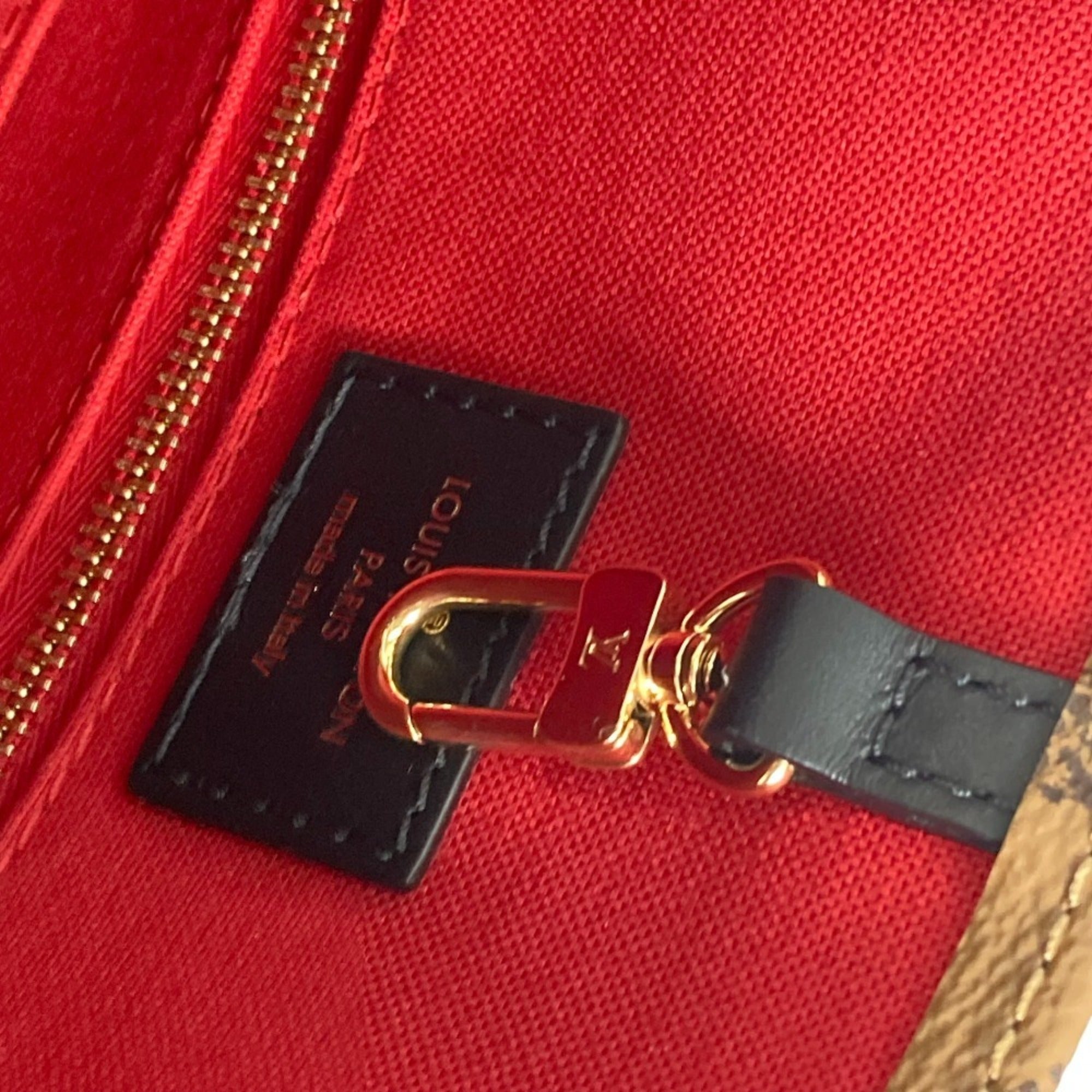Louis Vuitton Beige Brown Monogram Shoulder Bag Tote Bag