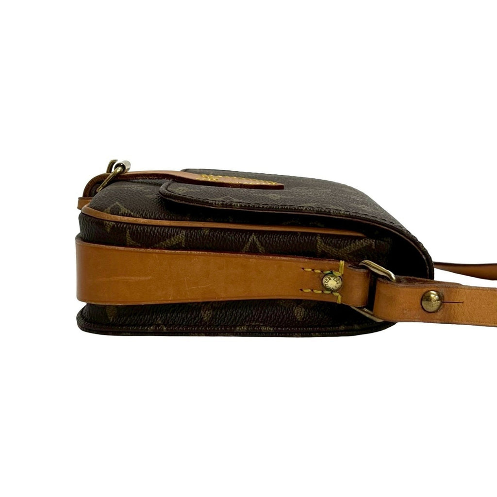 Louis Vuitton Brown Leather Pvc Pochette Shoulder Bag