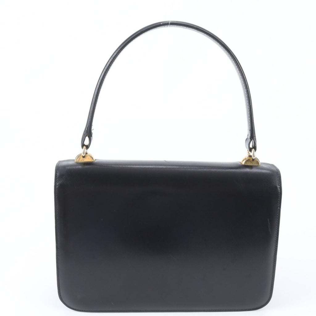 Gucci Black Leather Handbag (Pre-Owned)