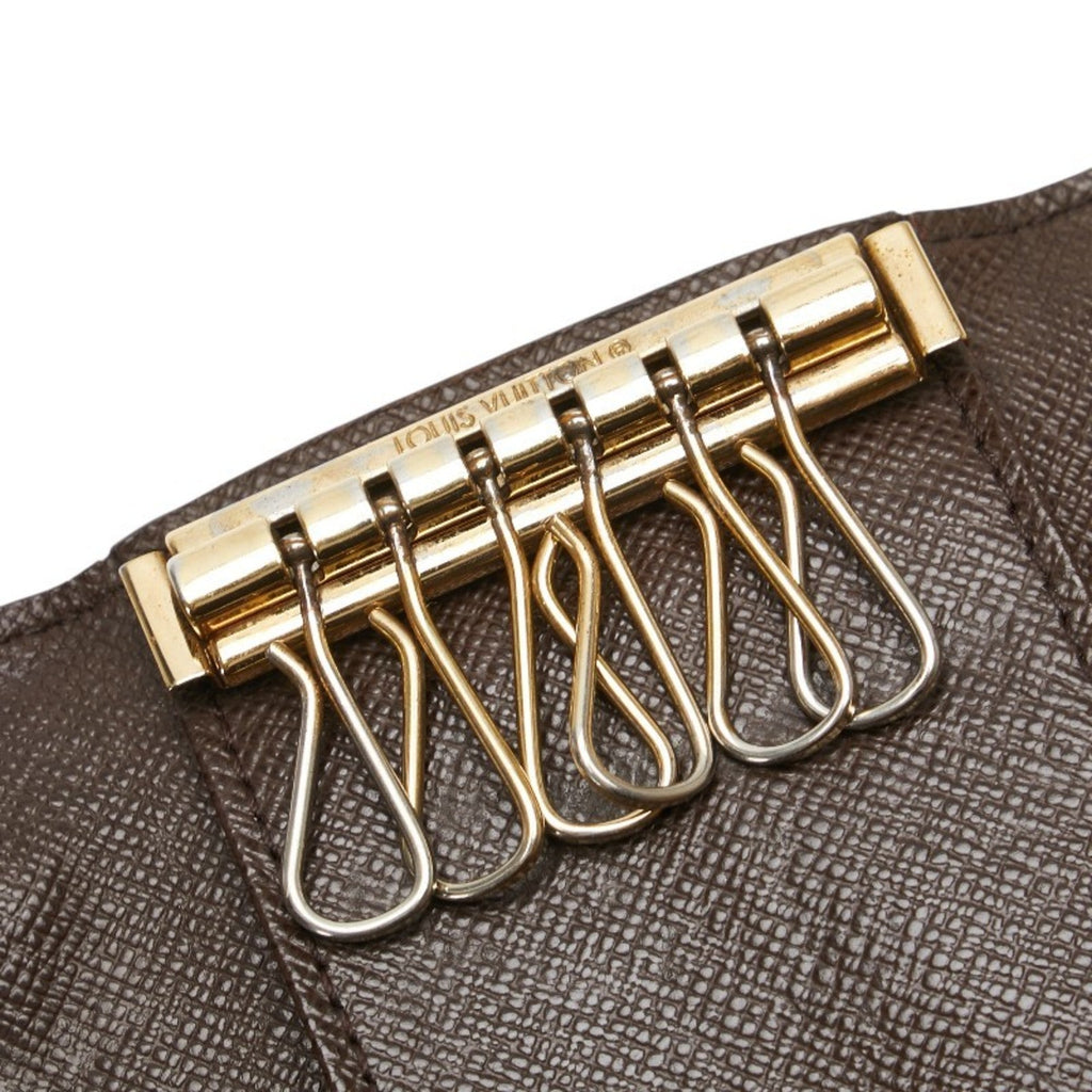 Louis Vuitton Damier Brown Damier Canvas Leather