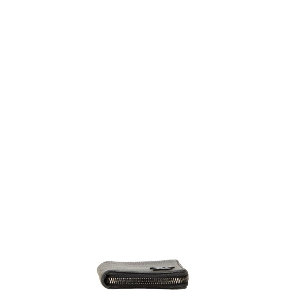 Louis Vuitton Black Noir Leather Long Wallet