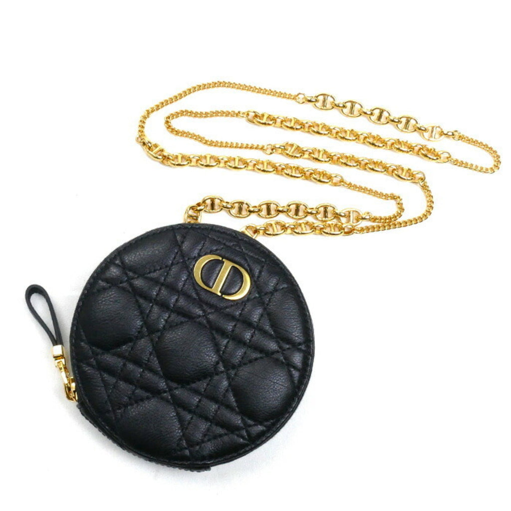 Christian Dior Black Leather Shoulder Bag (Pre-Owned)