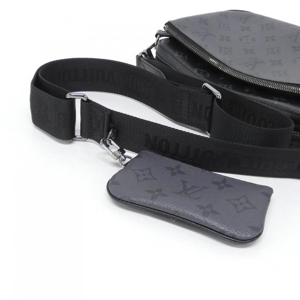Louis Vuitton Monogram Eclipse Black Gris Coated Canvas Shoulder Bag