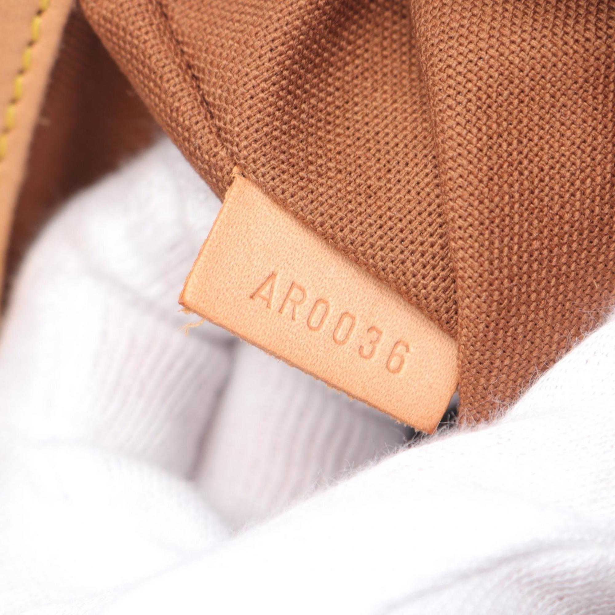 Louis Vuitton Brown Coated Canvas Pvc Leather Monogram Tote Bag