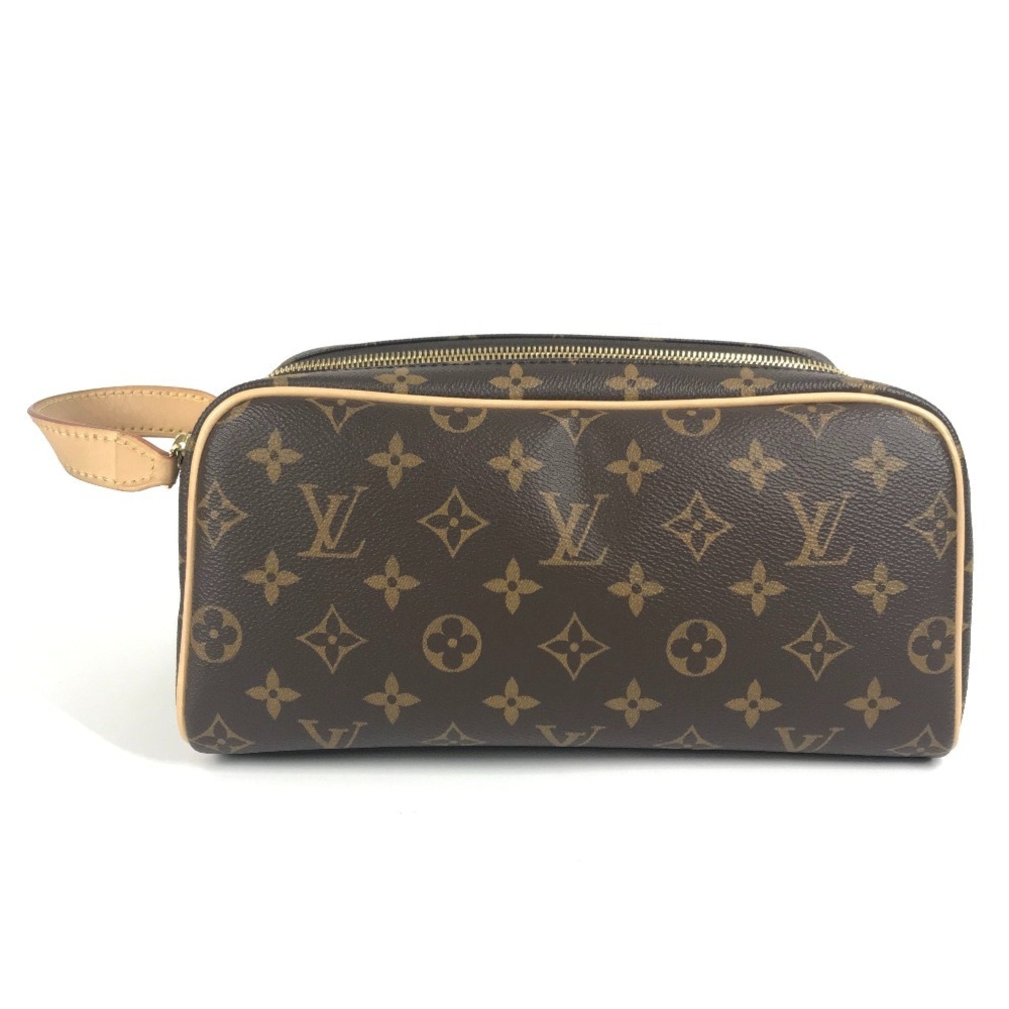 Louis Vuitton Brown Monogram Canvas Clutch Bag Pouch