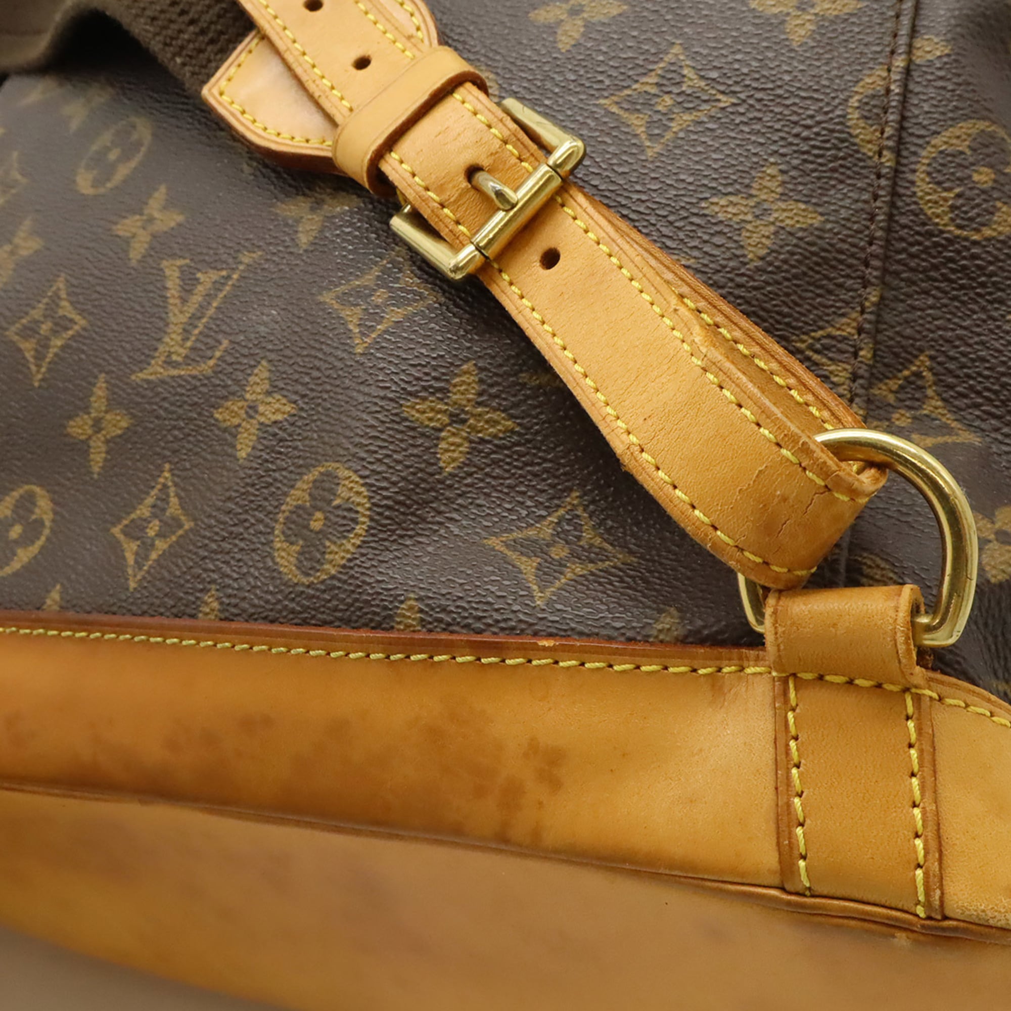 Louis Vuitton Brown Monogram Monogram Pvc Coated Canvas Backpack Shoulder Bag