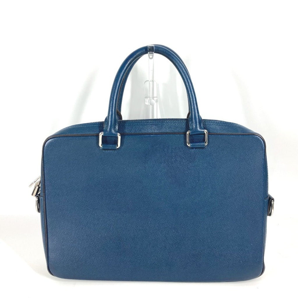 Louis Vuitton Navy Ocean Taiga Leather Briefcase Handbag