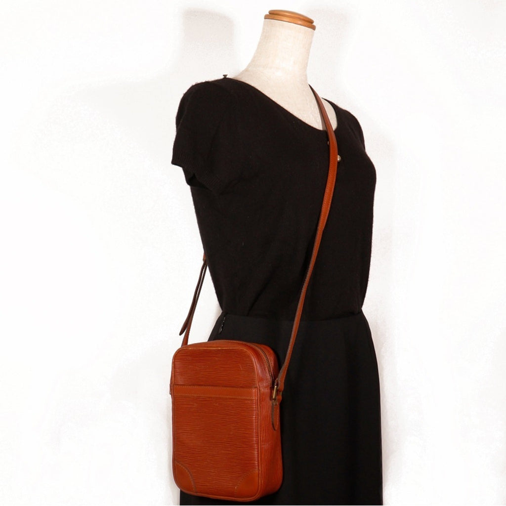 Louis Vuitton Brown Epi Leather Shoulder Bag
