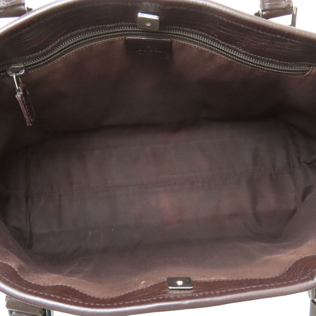 Gucci Brown Pvc Tote Bag (Pre-Owned)