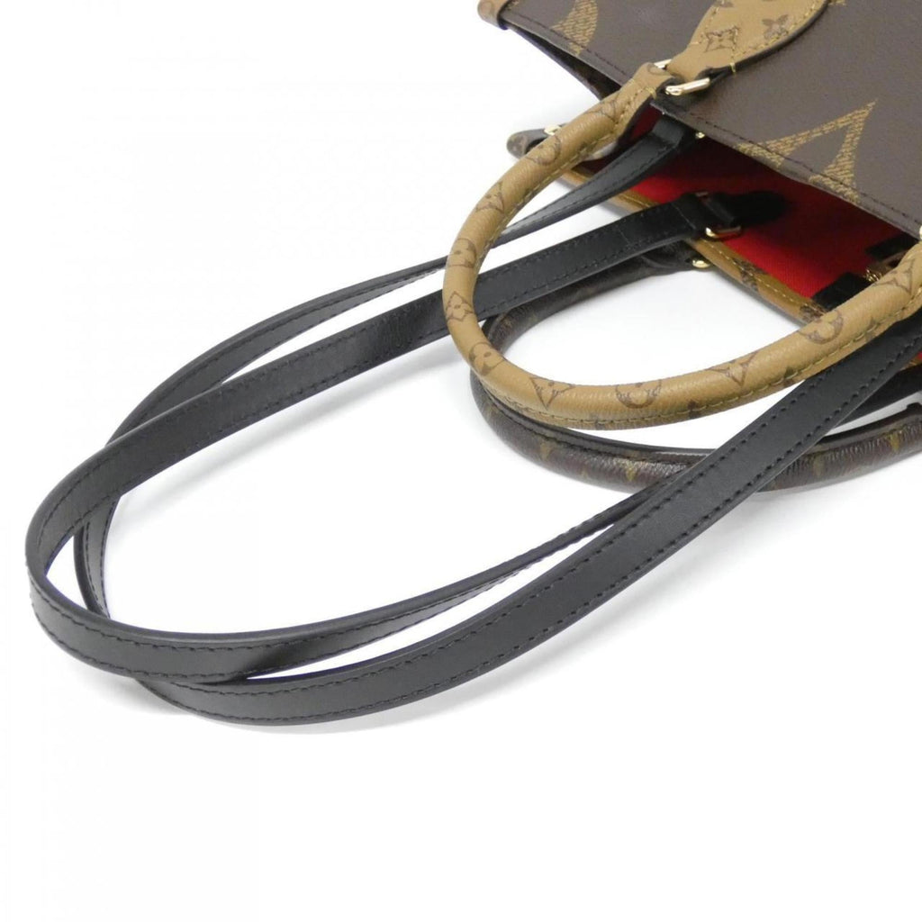 Louis Vuitton Marron Coated Canvas Handbag