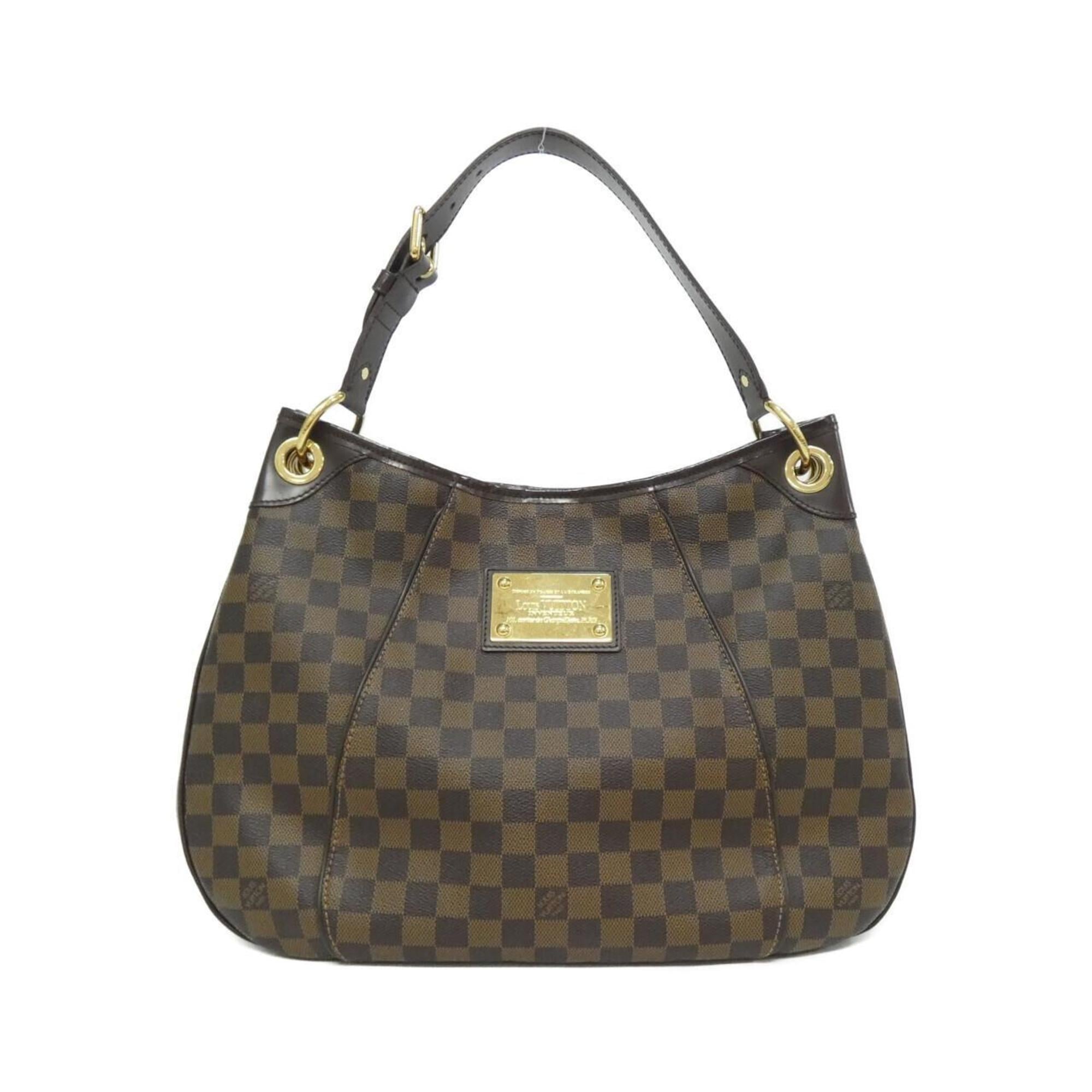 Louis Vuitton Brown Coated Canvas Shoulder Bag
