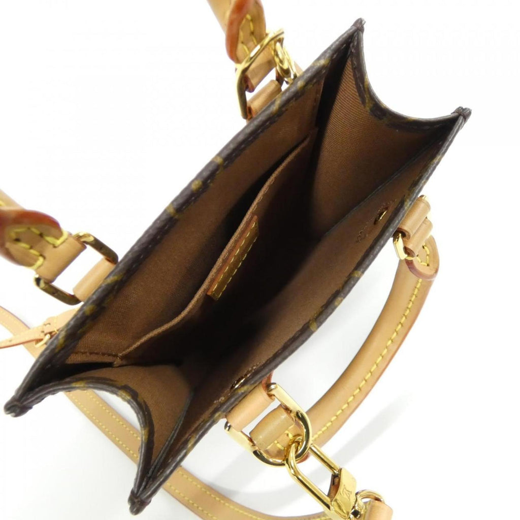 Louis Vuitton Marron Coated Canvas Handbag