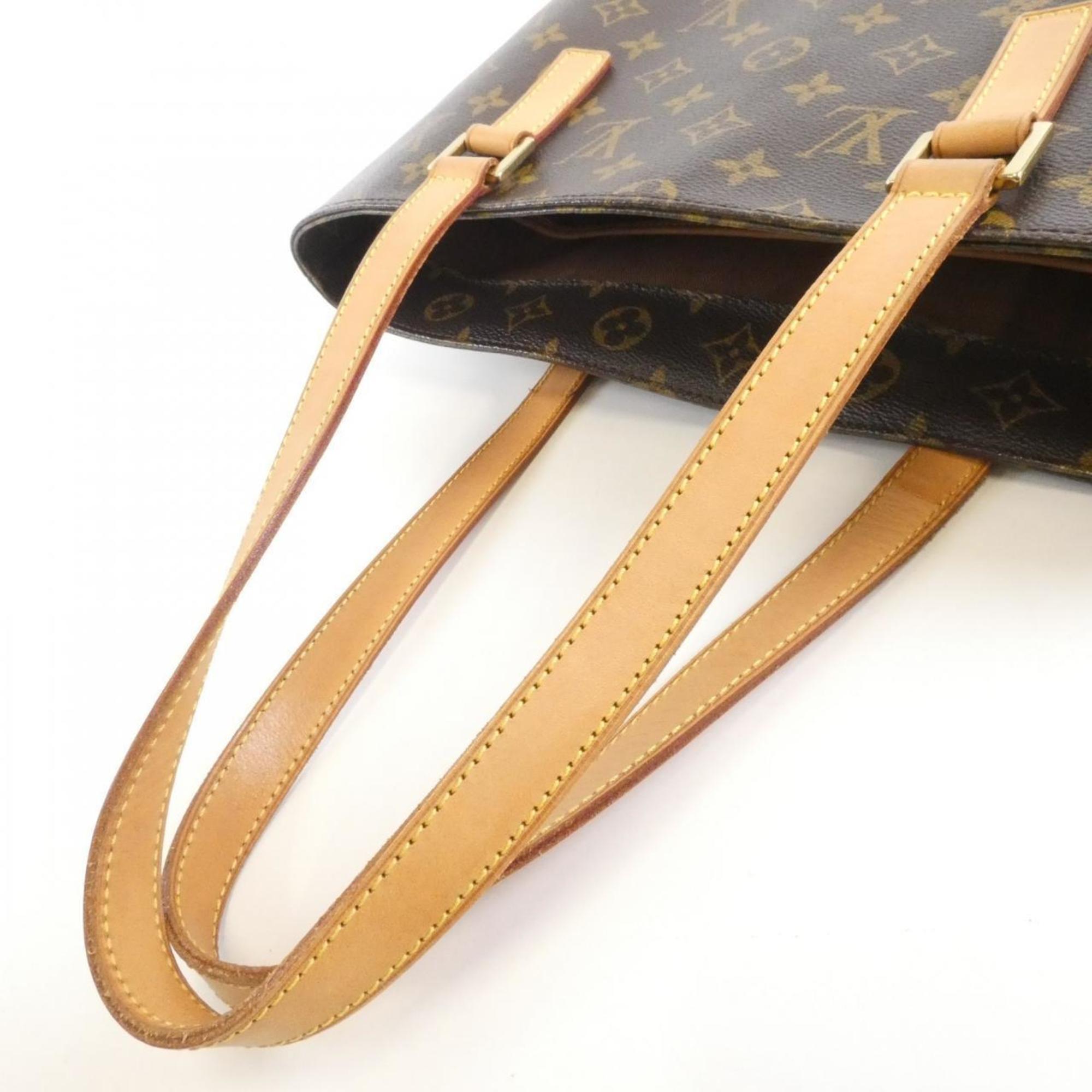 Louis Vuitton Marron Coated Canvas Handbag