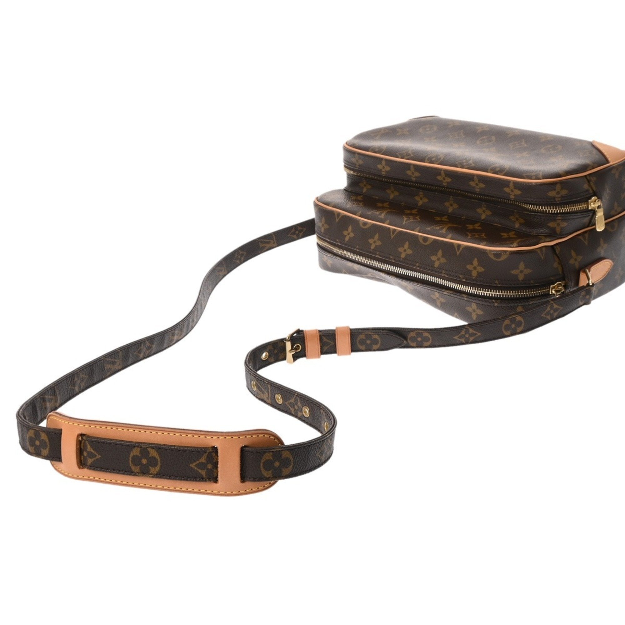 Louis Vuitton Brown Monogram Canvas Shoulder Bag