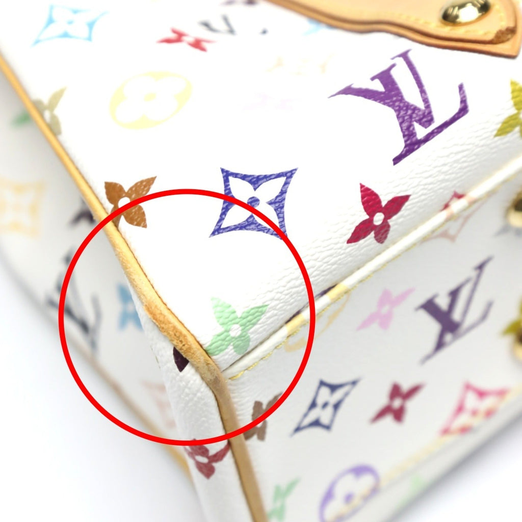 Louis Vuitton Blanc Multi-Color Monogram Multicolore Handbag