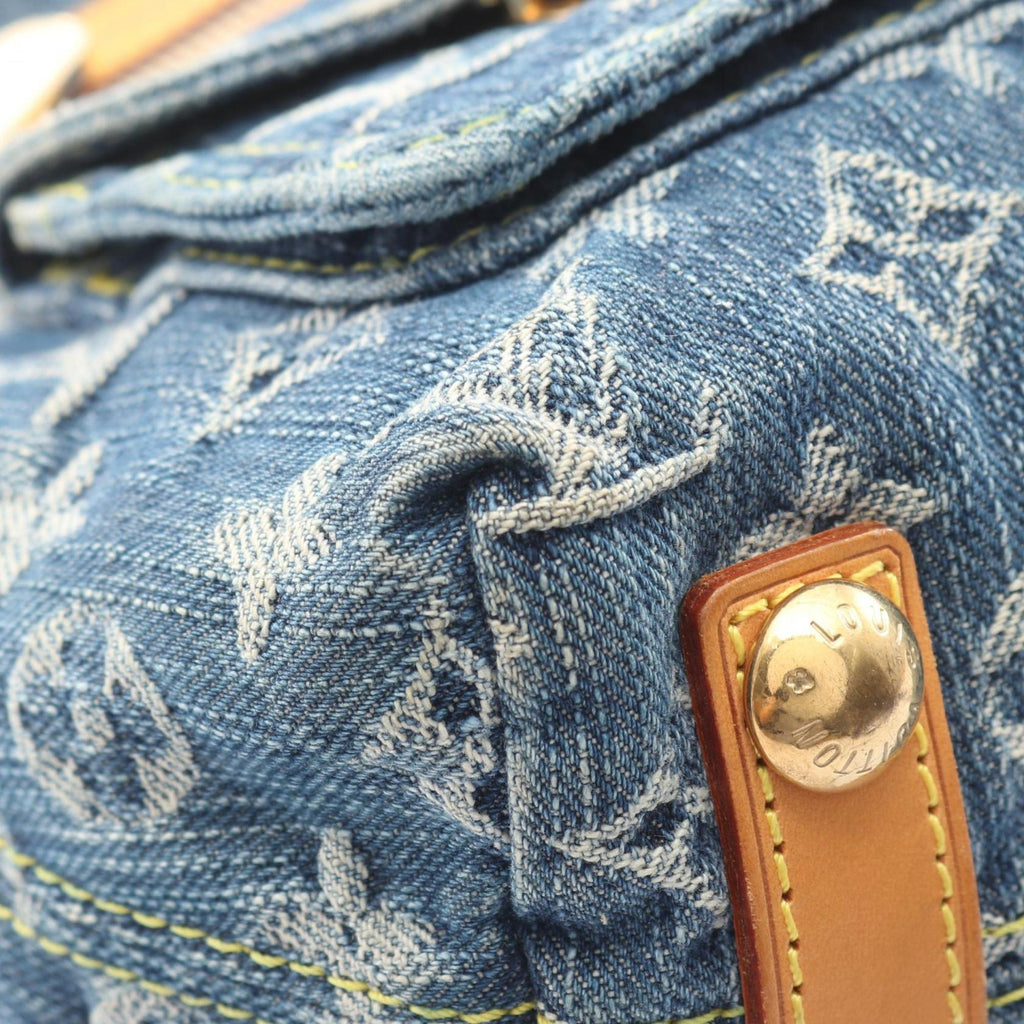 Louis Vuitton Blue Monogram Denim Handbag Shoulder Bag