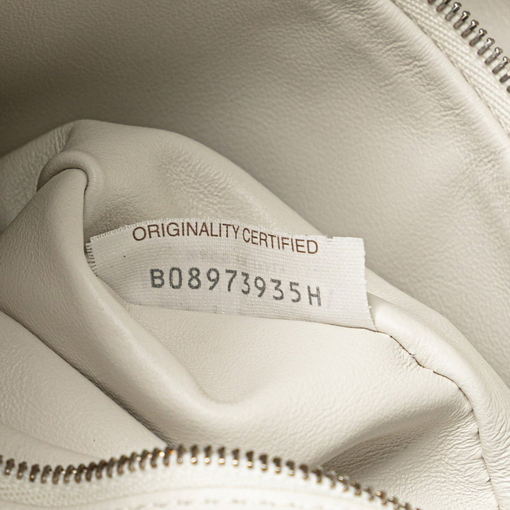 Bottega Veneta White Leather Handbag