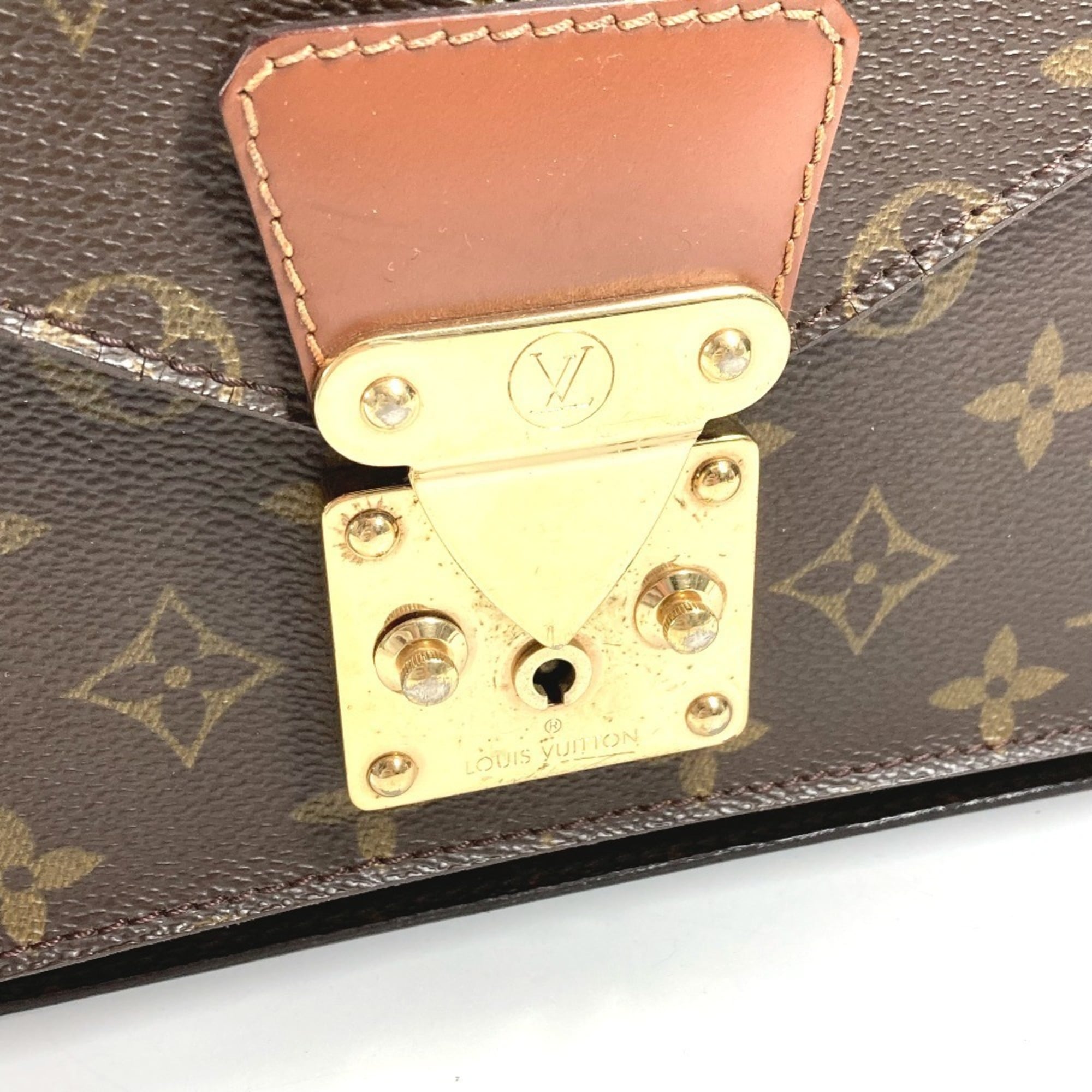 Louis Vuitton Brown Monogram Canvas Handbag