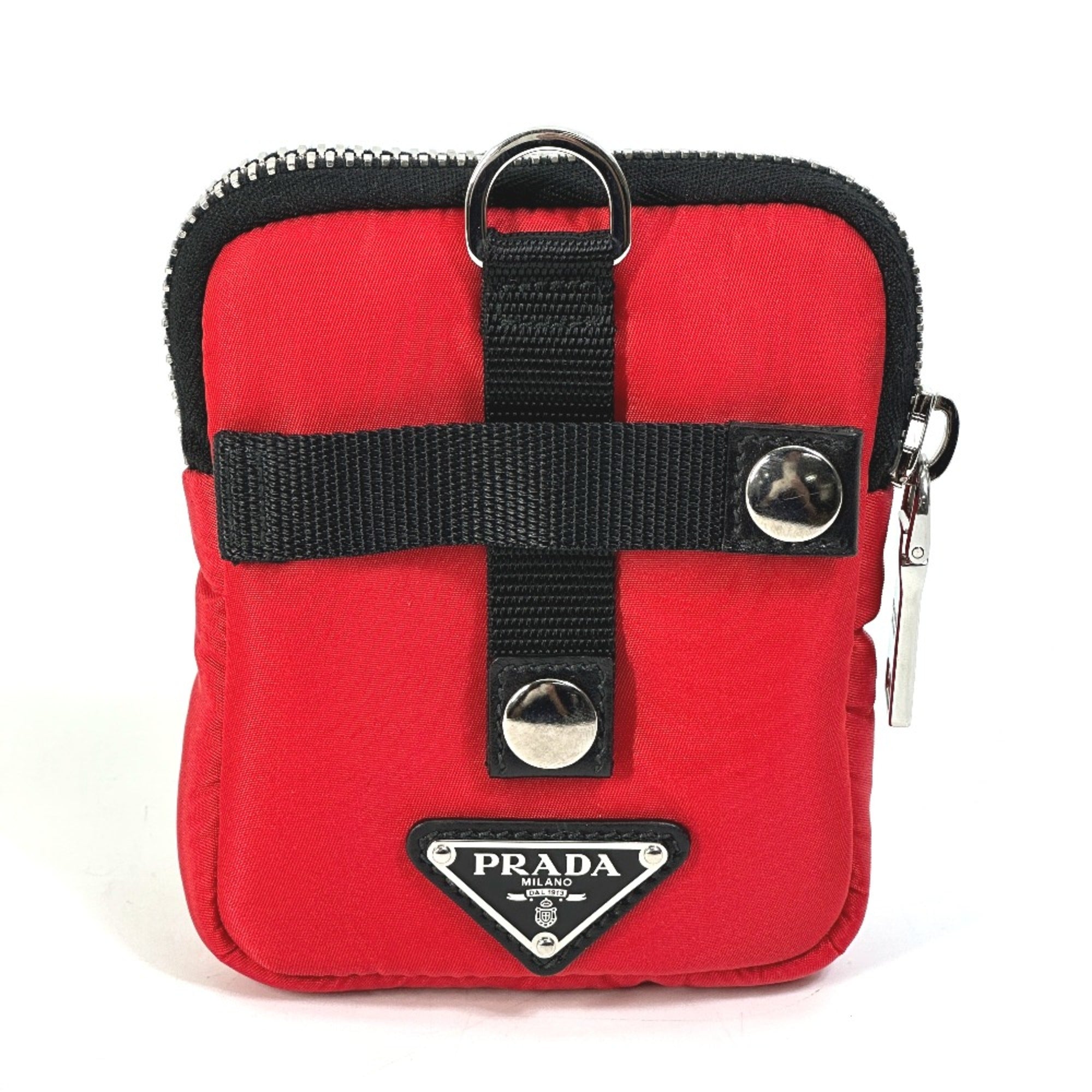 Prada Red Cloth Pouch